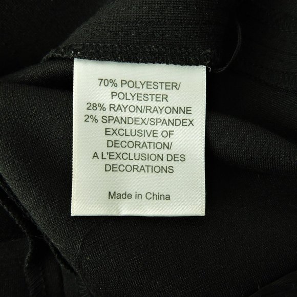 Tory Burch dress XS black turquoise blue embellished logo zip elegant classy - Picture 9 of 10